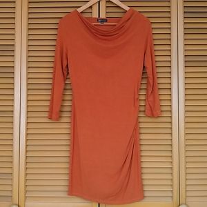 GGO Organic Bamboo Dress Small Orange
